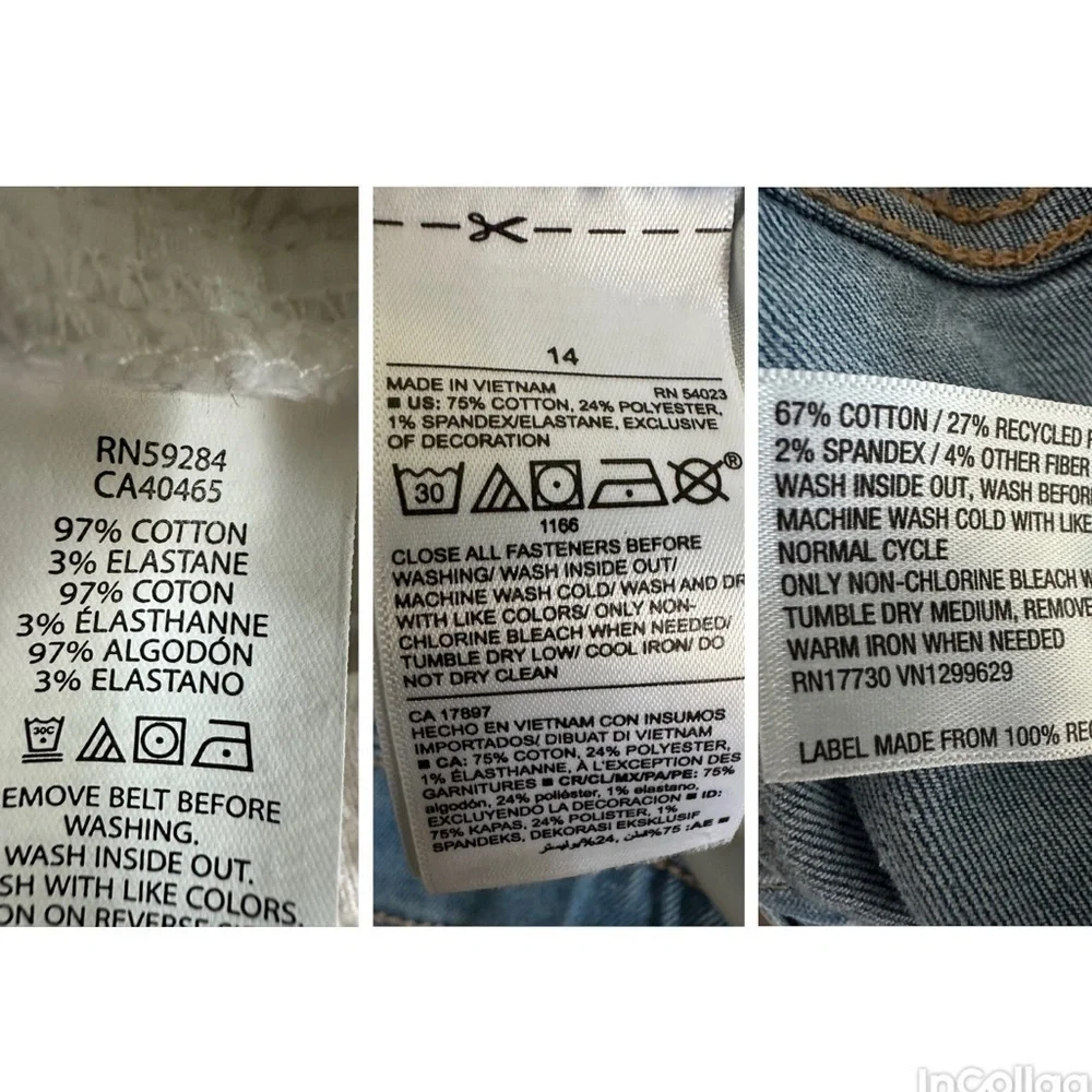 Cat & Jack, Old Navy & Children's Place Stylish Kids Denim Shorts (874)